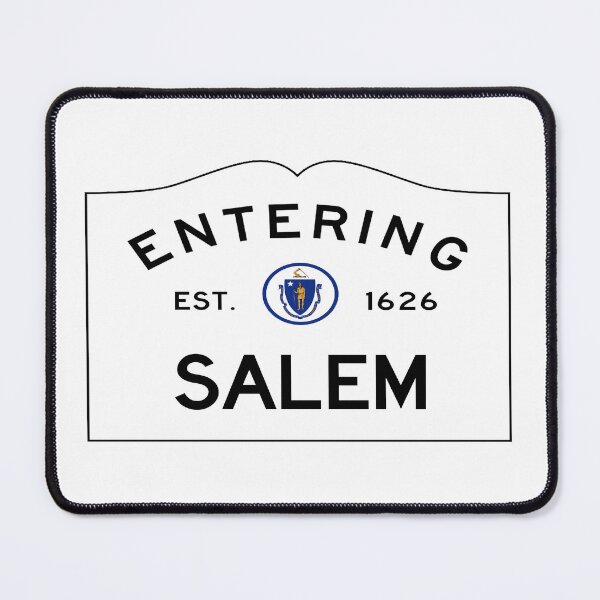 Item preview, Entering Salem Road Sign - Salem, Massachusetts designed and sold by SouthShorePics.