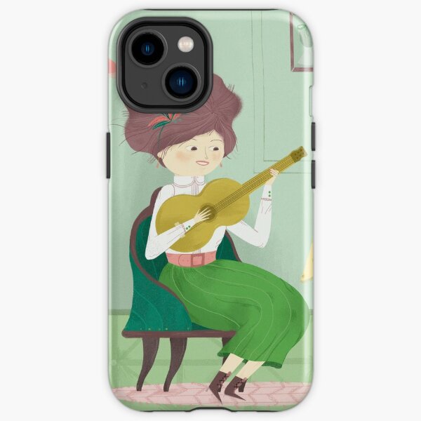 Guitar Girl Funda resistente para iPhone