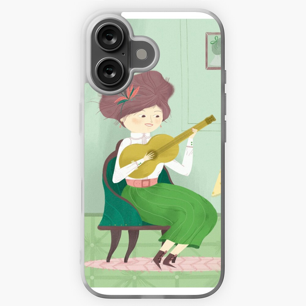 Vista previa del artículo con la obra «Funda blanda para iPhone», diseñado y vendido por beabgv.