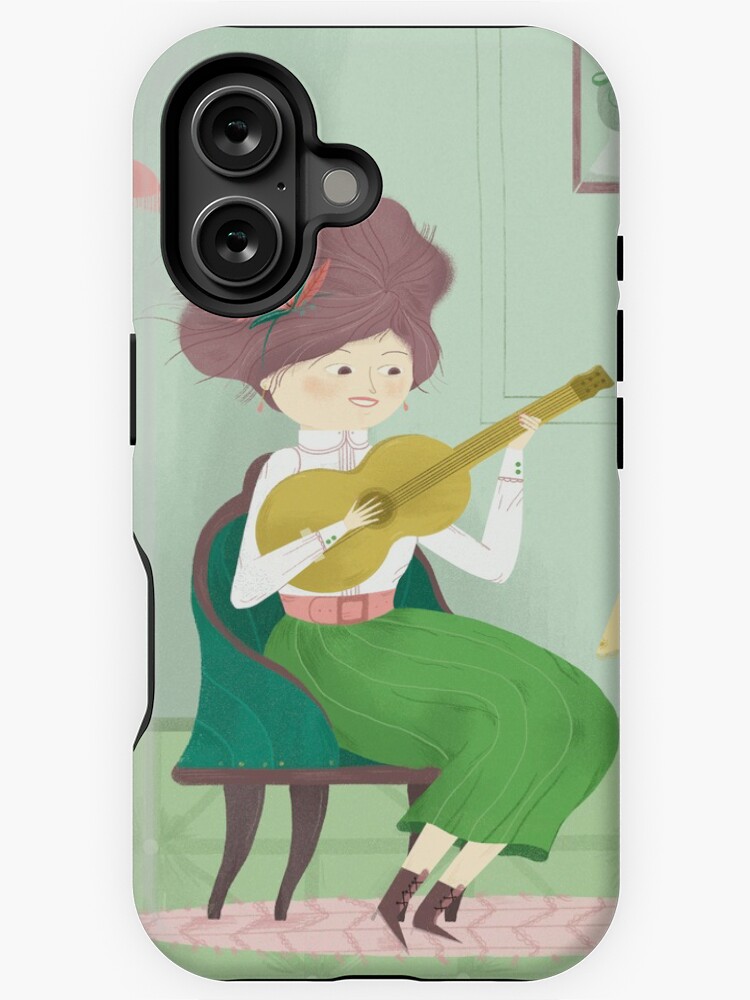 Imagen 1 de 4, Funda de iPhone con la obra Guitar Girl, diseñada y vendida por beabgv.