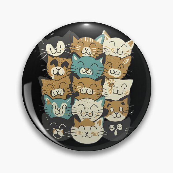Item preview, Assorted Cat Faces designed and sold by NNisu.