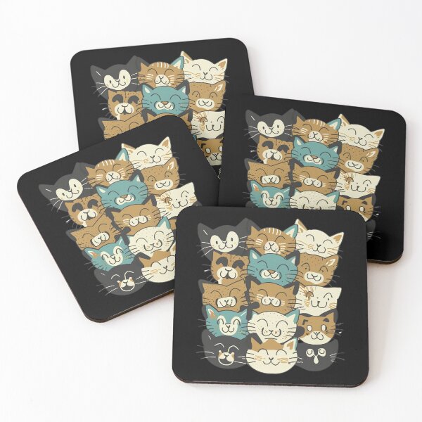 Item preview, Assorted Cat Faces designed and sold by NNisu.