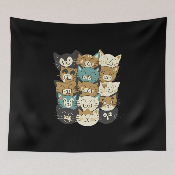 Item preview, Assorted Cat Faces designed and sold by NNisu.