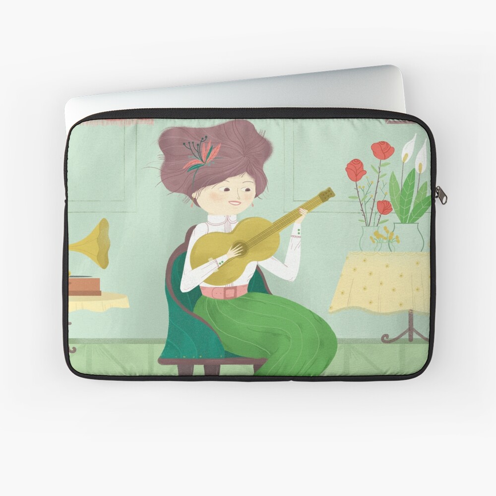 Vista previa del artículo con la obra «Funda para portátil», diseñado y vendido por beabgv.