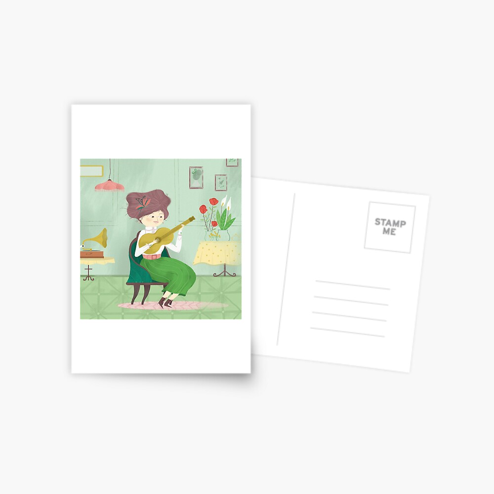 Vista previa del artículo con la obra «Postal», diseñado y vendido por beabgv.