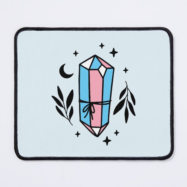 Item preview, Subtle Trans Pride Crystal designed and sold by everything4eva.