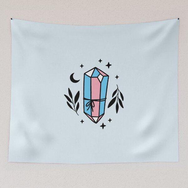 Item preview, Subtle Trans Pride Crystal designed and sold by everything4eva.