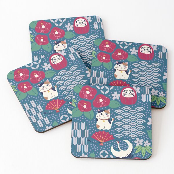Item preview, Enchanting New Year Trove [dark blue] designed and sold by Aia UENO design.