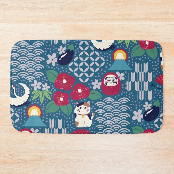Item preview, Enchanting New Year Trove [dark blue] designed and sold by Aia UENO design.