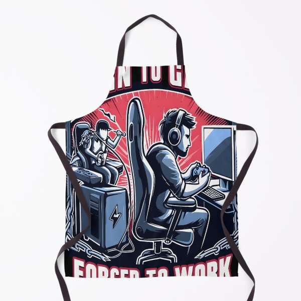 Item preview, Born To Game Forced To Work Video Gaming designed and sold by KitonicTees.