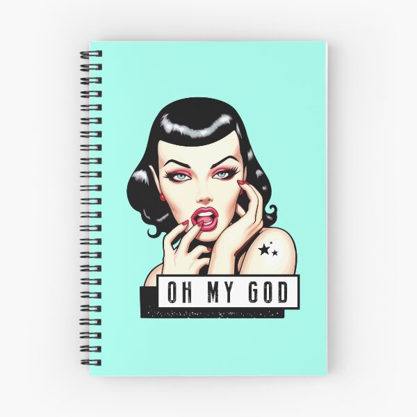Item preview, OH MY GOD pin-up girl designed and sold by Ursule-art.