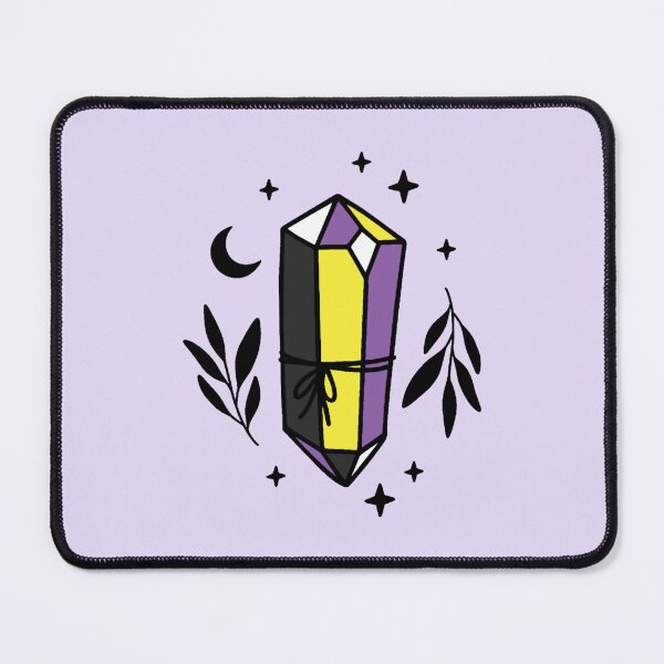 Item preview, Subtle Nonbinary Pride Crystal designed and sold by everything4eva.