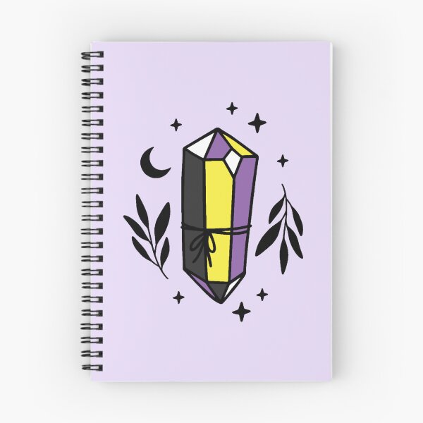 Item preview, Subtle Nonbinary Pride Crystal designed and sold by everything4eva.