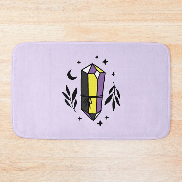 Item preview, Subtle Nonbinary Pride Crystal designed and sold by everything4eva.
