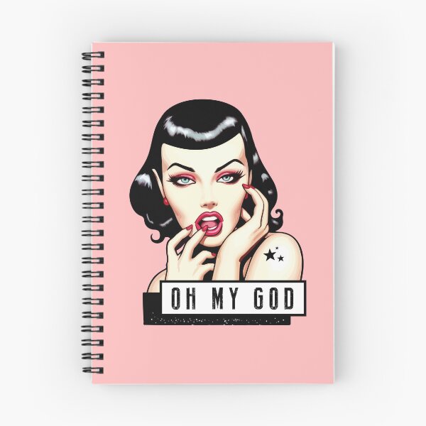 Item preview, OH MY GOD pin-up girl designed and sold by Ursule-art.