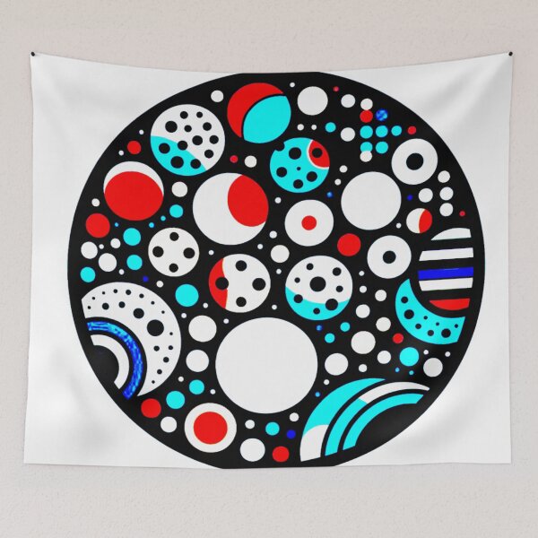 Item preview, Polka Dot Design- colourful vibrant pattern designed and sold by LoveDesignMania.