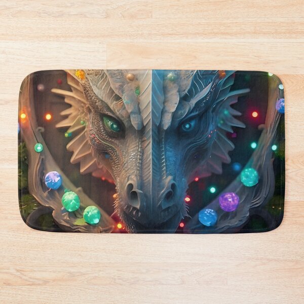 Item preview, Enchanted Gargoyle Dragon with Christmas Lights designed and sold by DragonRealms.
