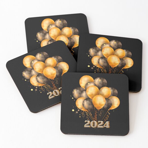Item preview, 2024 Gala: A Shower of Black and Gold Balloons designed and sold by s-n-s-designs.