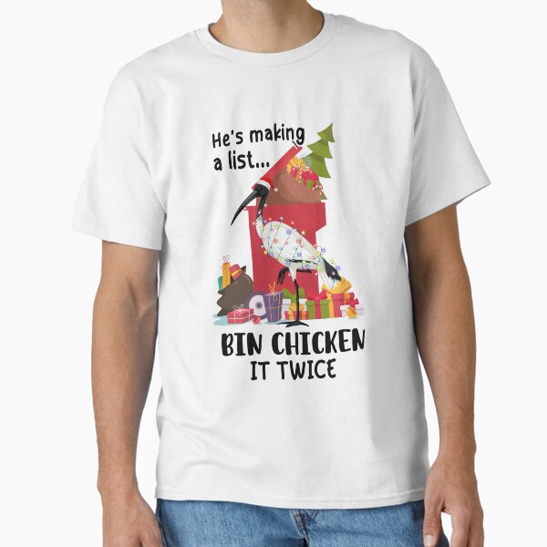 Item preview, Xmas Bin Chicken - He is making a list, bin chicken it twice designed and sold by Pawsitive House.