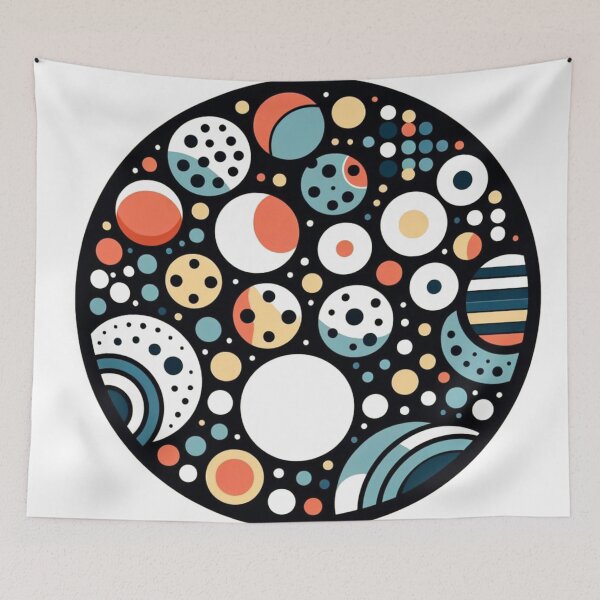 Item preview, Polka Dot Design- colourful vibrant pattern designed and sold by LoveDesignMania.