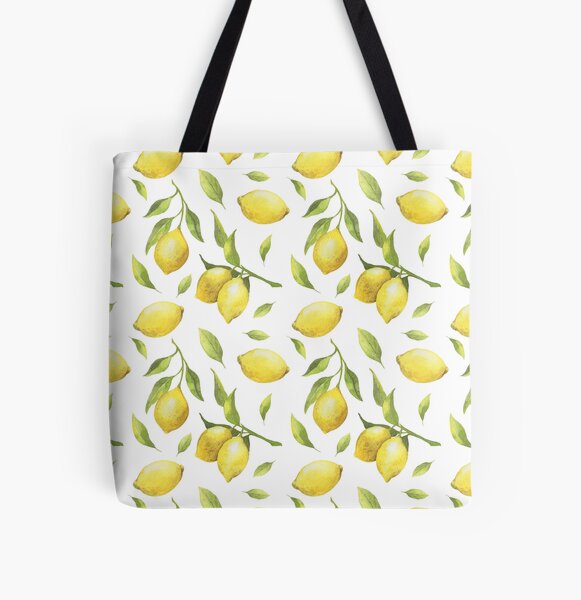 Summer,citrus,Mediterranean style,lemon fruit,simple pattern Tote Bag by  mm_art