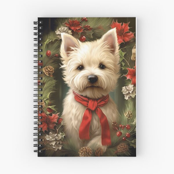 Item preview, Christmas West Highland Terrier designed and sold by ArtNouveauChic.