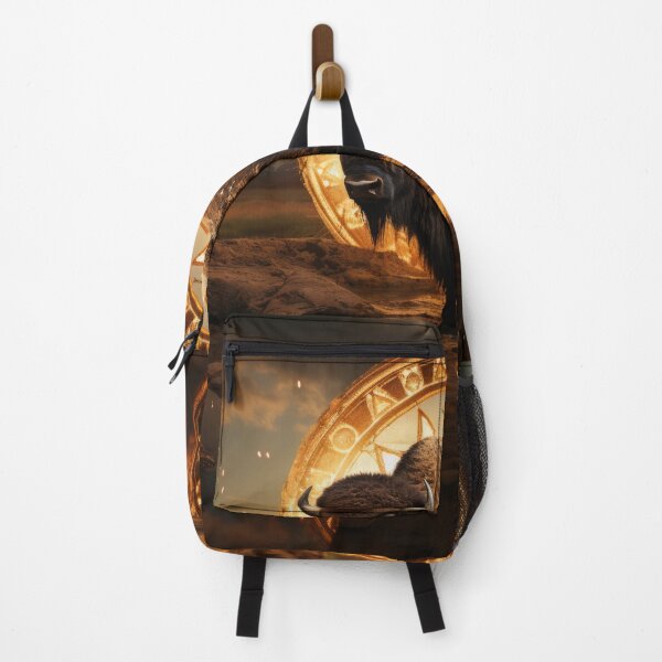 Item preview, Sacred Serenity: Majestic Buffalo Beneath the Enchanted Sunburst designed and sold by manley-audio.