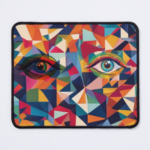 Item preview, Triangular Spectra: Abstract Vision in Colorful Overlaps designed and sold by EnjoYarty.