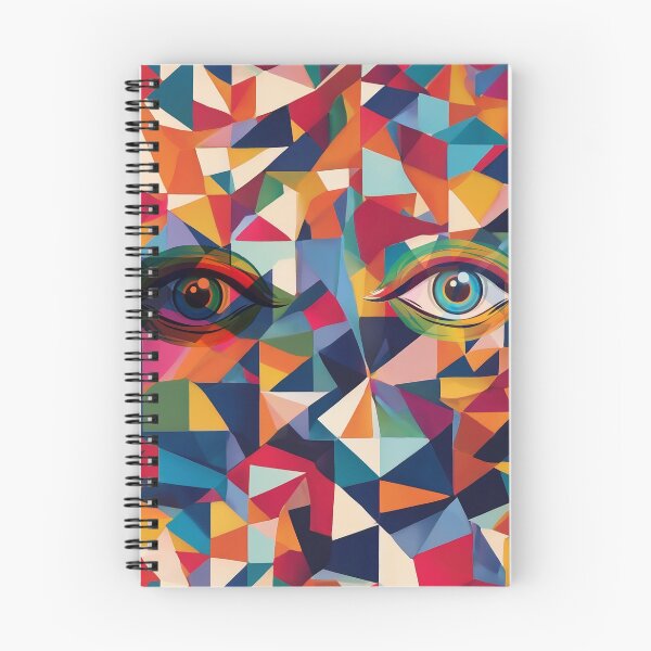 Item preview, Triangular Spectra: Abstract Vision in Colorful Overlaps designed and sold by EnjoYarty.