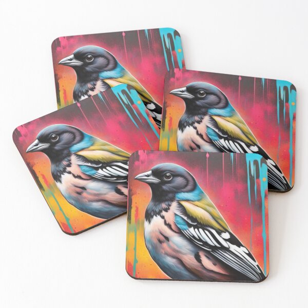 Item preview, Colorado state bird the Lark bunting designed and sold by Petsarelove.