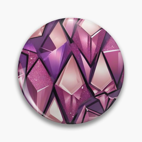 Item preview, Pink and purple glass diamond shape seamless pattern background designed and sold by Jayjaynaenae.