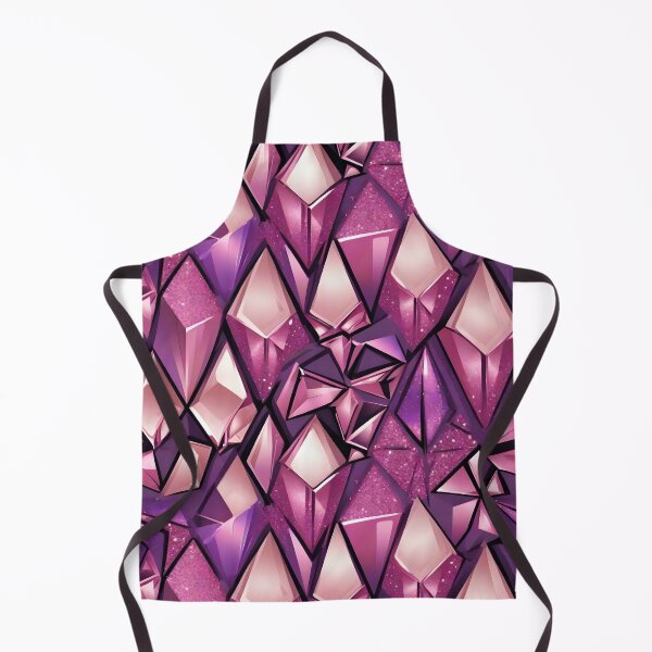 Item preview, Pink and purple glass diamond shape seamless pattern background designed and sold by Jayjaynaenae.