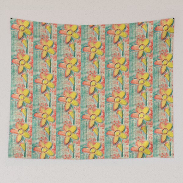 Item preview, Bright sunflower daisy flier  designed and sold by Tonyasartprints.