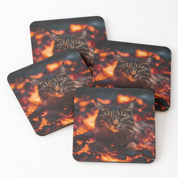 Item preview, Cat Loves Lava n.1 - Digital Art designed and sold by Aviador.