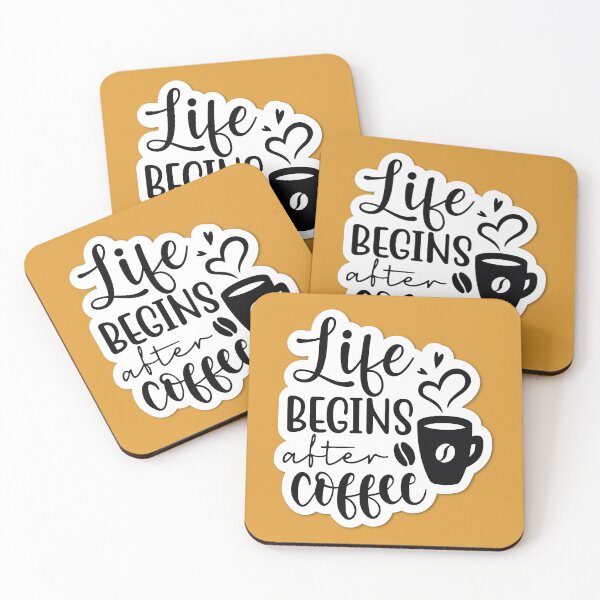 Item preview, Sticker Coffee Life Begins After Coffee 2 designed and sold by P2Genies.