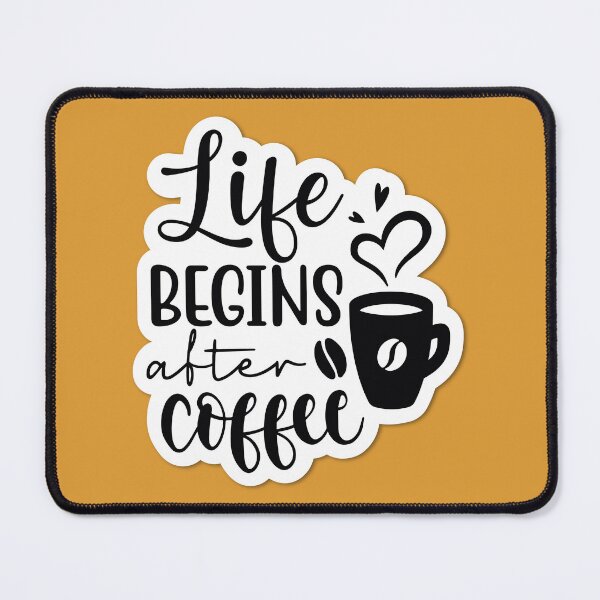 Item preview, Sticker Coffee Life Begins After Coffee 2 designed and sold by P2Genies.