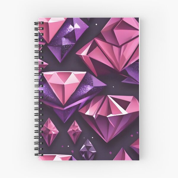 Item preview, Pink and purple glass diamond shape seamless pattern background designed and sold by Jayjaynaenae.