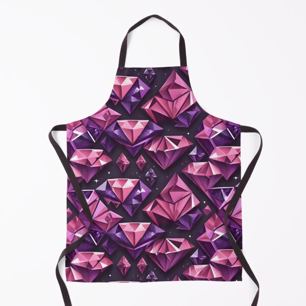 Item preview, Pink and purple glass diamond shape seamless pattern background designed and sold by Jayjaynaenae.