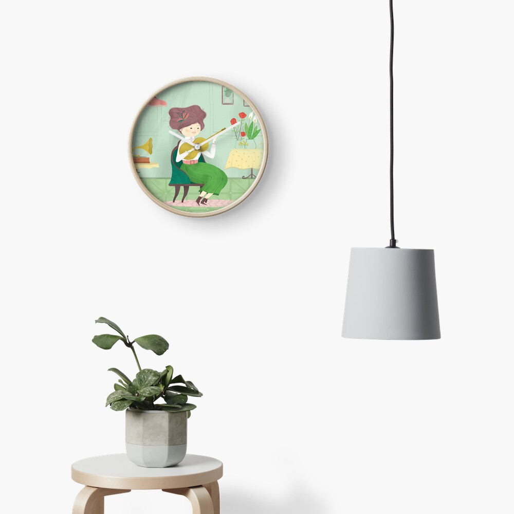 Vista previa del artículo con la obra «Reloj», diseñado y vendido por beabgv.
