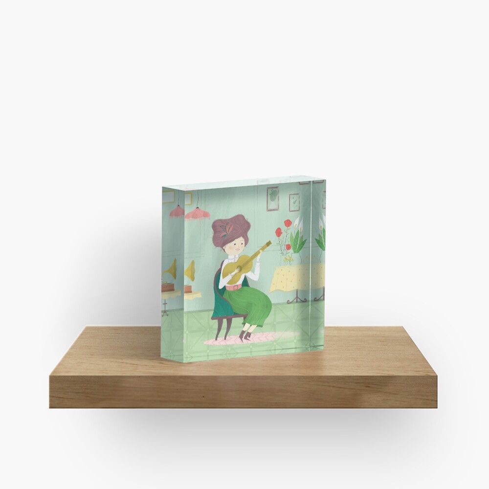 Vista previa del artículo con la obra «Bloque acrílico», diseñado y vendido por beabgv.