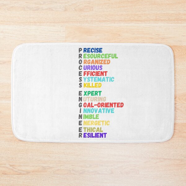 Item preview, Process Engineer Attributes Colorful Tribute Design designed and sold by PapaMikeCrafts.