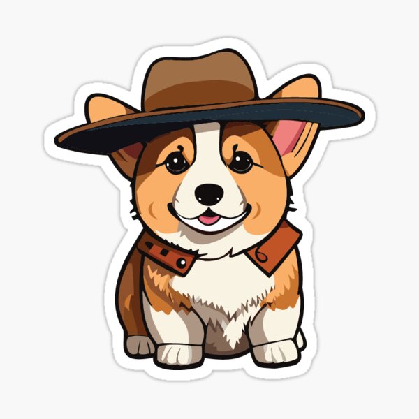 Item preview, Cowboy Corgi designed and sold by Alyson Petrie.