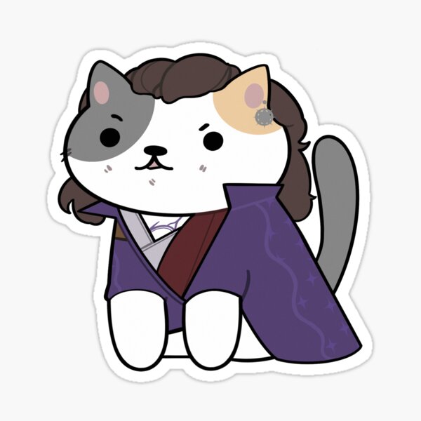 Item preview, Gale Cat | Baldurs Gate 3 | bg3 Sticker designed and sold by Nobellun ✦.