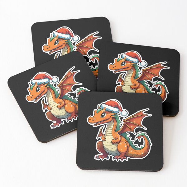 Item preview, Orange Dragon Christmas Dragon designed and sold by obscurax art.