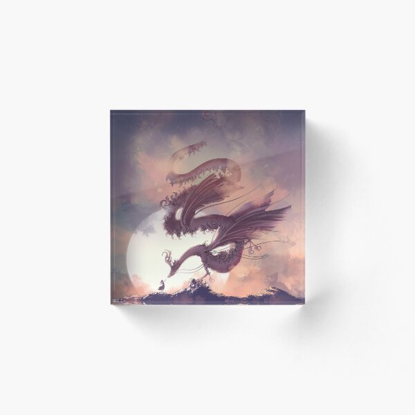 Dream Dragon Acrylic Block