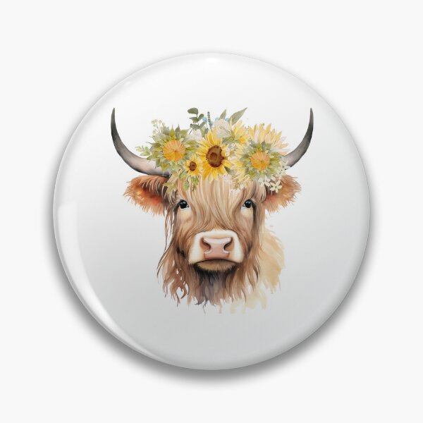 Item preview, Cute Baby Cow Highland designed and sold by LionessLove.