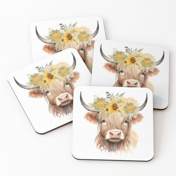 Item preview, Cute Baby Cow Highland designed and sold by LionessLove.