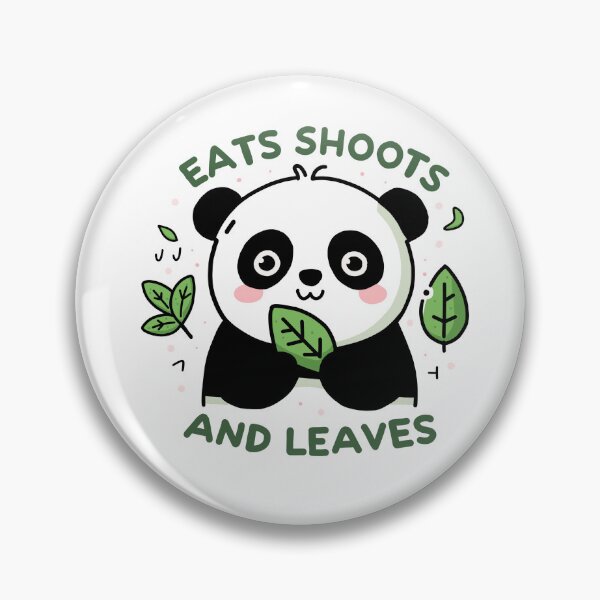 Item preview, Panda Eats Shoots and Leaves designed and sold by EricSticks.