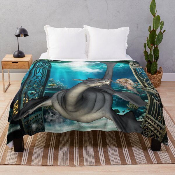 Item preview, Cute little mermaid with seadragon designed and sold by nicky2342.
