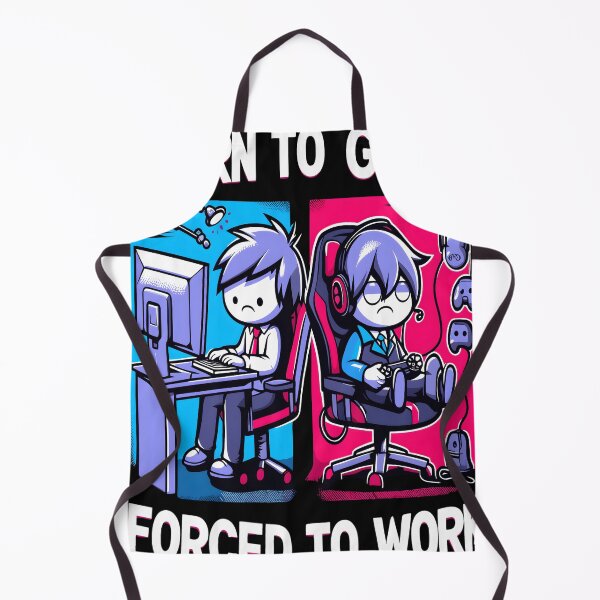 Item preview, Born To Game Forced To Work designed and sold by KitonicTees.